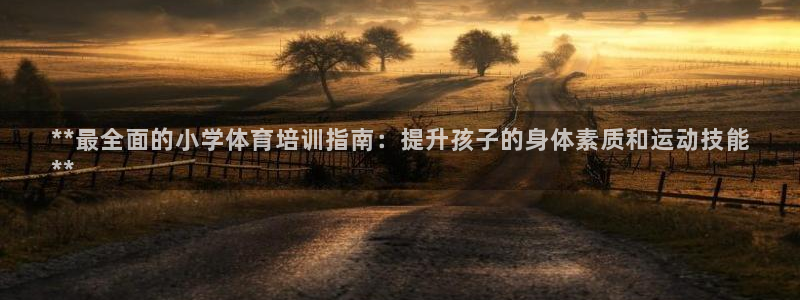 极悦娱乐官网下载安装：**最全面的小学体育培训指南：