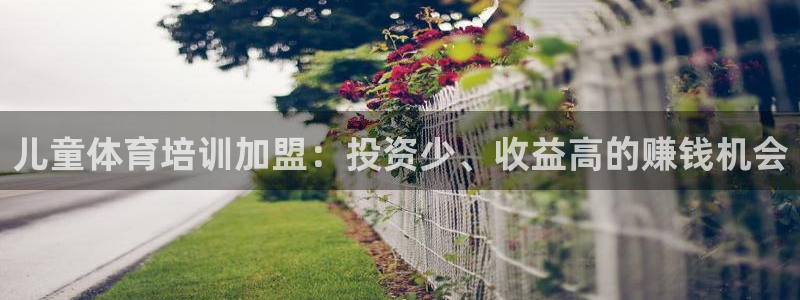 极悦平台注册用户名格式：儿童体育培训加盟：投资少、收