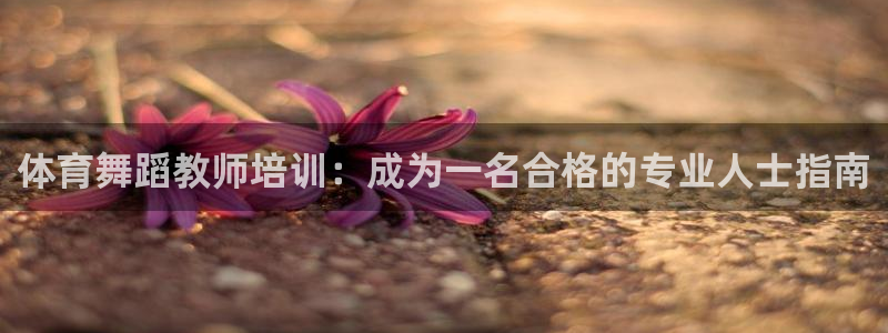极悦平台登录最新版本更新内容在哪：体育舞蹈教师培训：