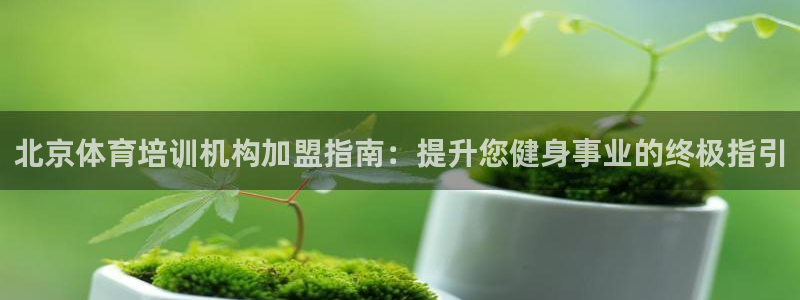极悦官网的登录方法有哪些：北京体育培训机构加盟指南：