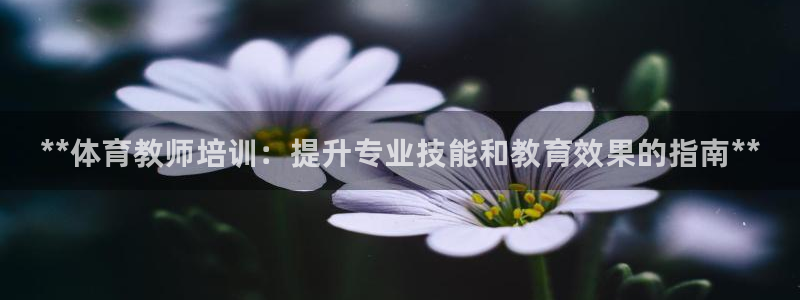 极悦平台注册官网：**体育教师培训：提升专业技能和教育效果的