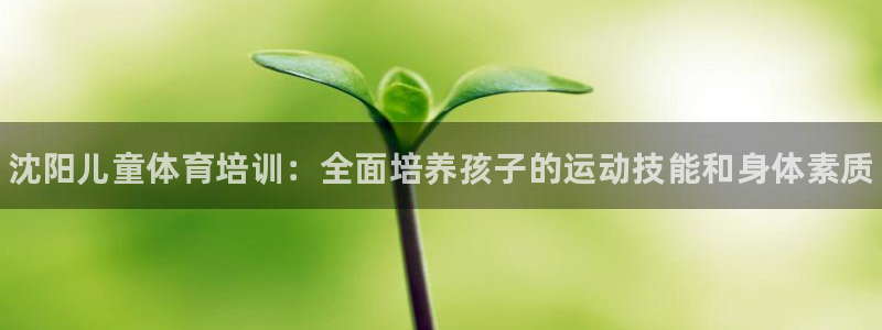 极悦平台是正规平台吗安全吗可靠吗：沈阳儿童体育培训：全面培养