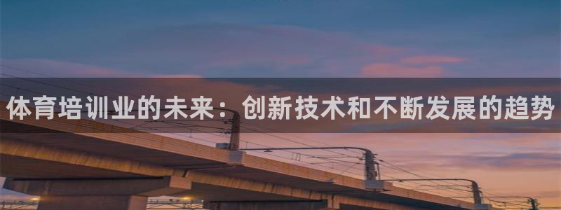 极悦平台注册用户名格式不正确：体育培训业的未来：创新技术和不