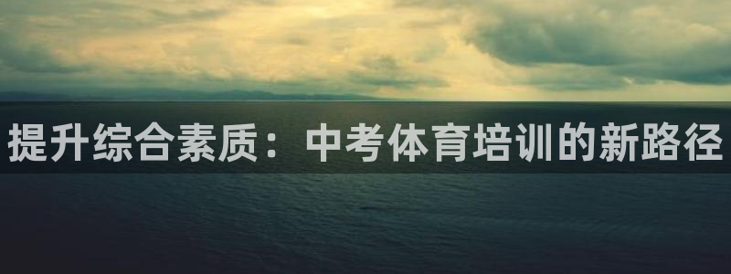 极悦官方网站app下载：提升综合素质：中考体育培训的